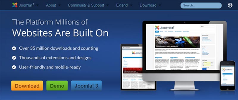 Perchè realizziamo i vostri siti internet aziendali in Joomla?